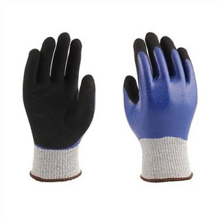 Double Dipped Sandy Nitrile viiltoa kestävät turvakäsineet